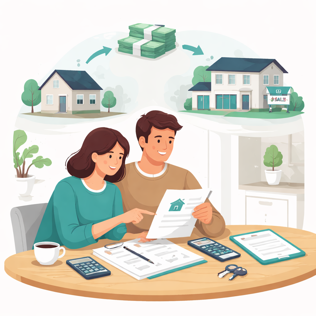 Illustration du guide Prêt relais : acheter avant de vendre (risques, types, check-list)