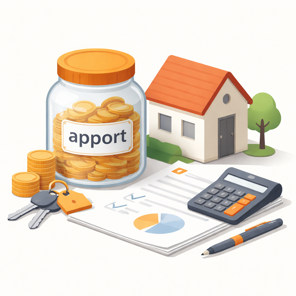 Illustration du guide Apport premier achat : combien viser et comment l'optimiser