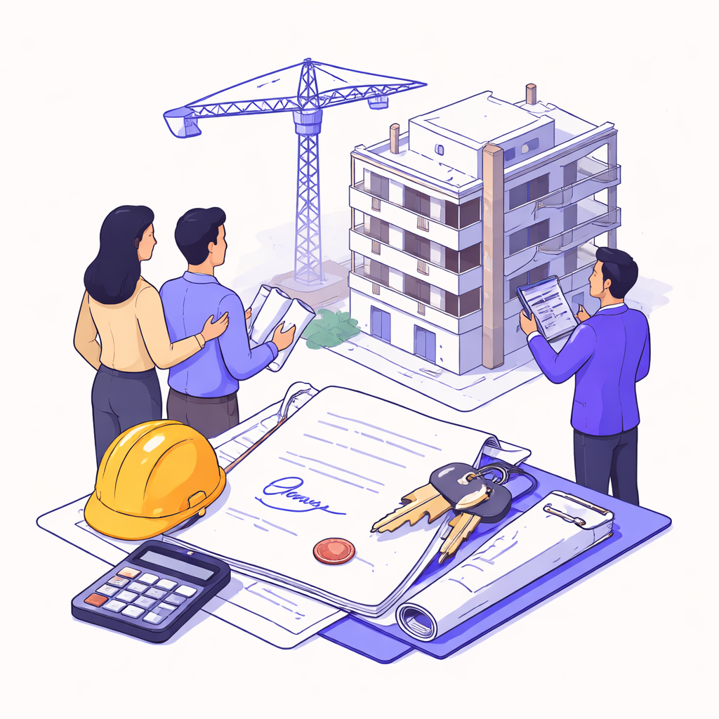 Illustration du guide Acheter en VEFA : étapes, paiements, livraison