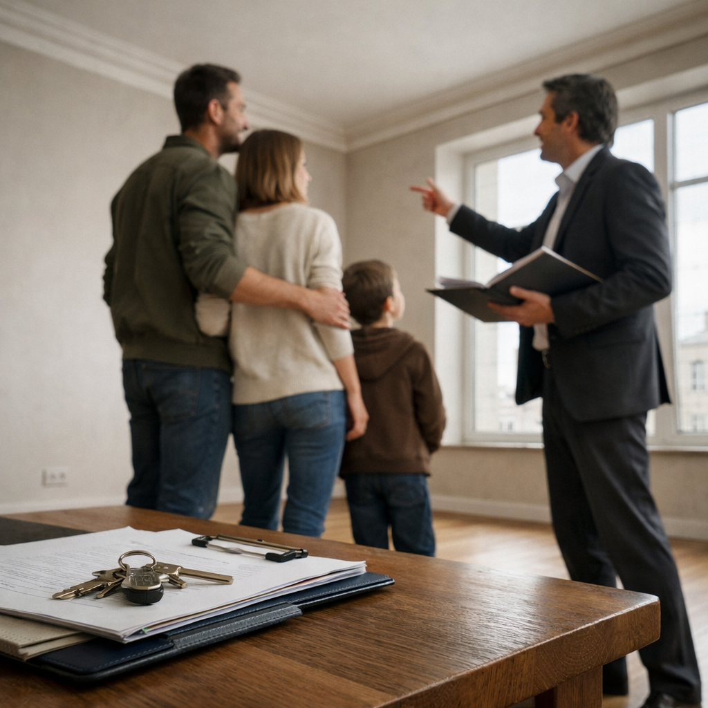 Illustration : Arbitrer maison ou appartement sans réaction excessive